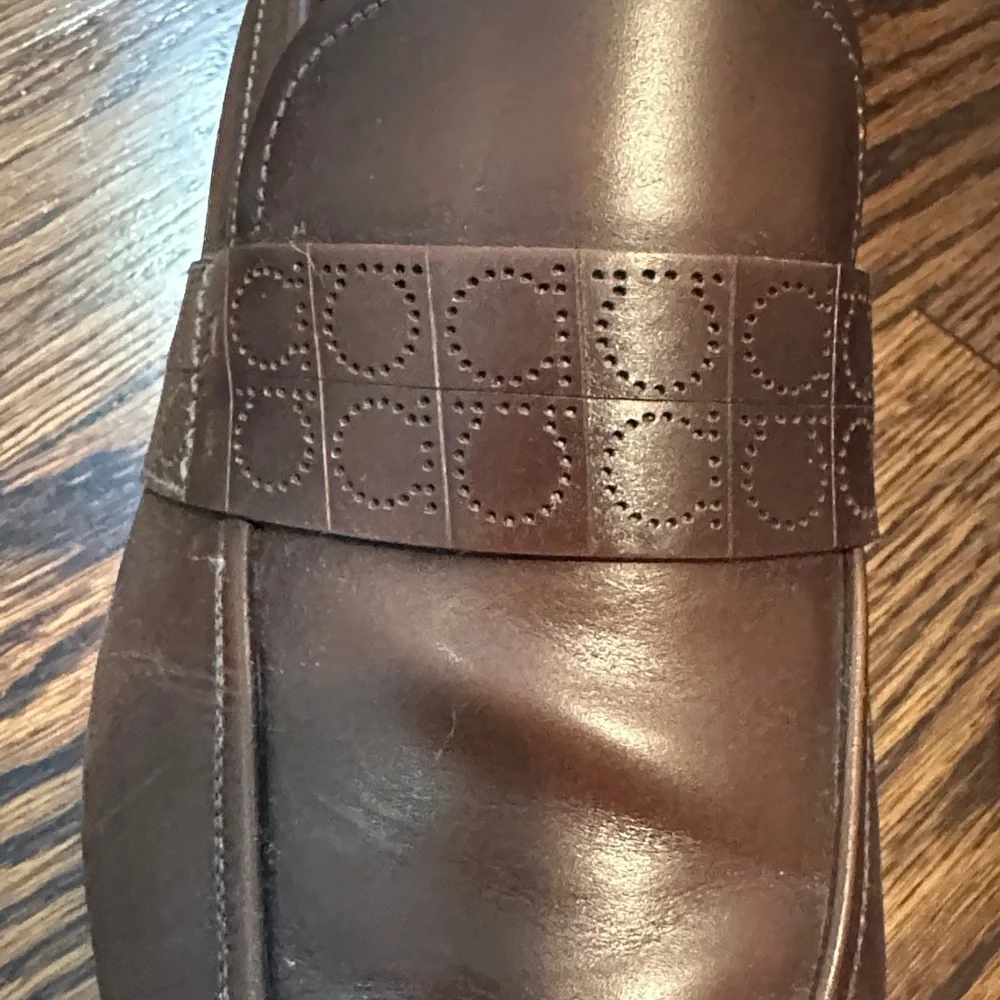 Salvatore Ferragamo Rich Brown Leather Loafers - Picture 4 of 7